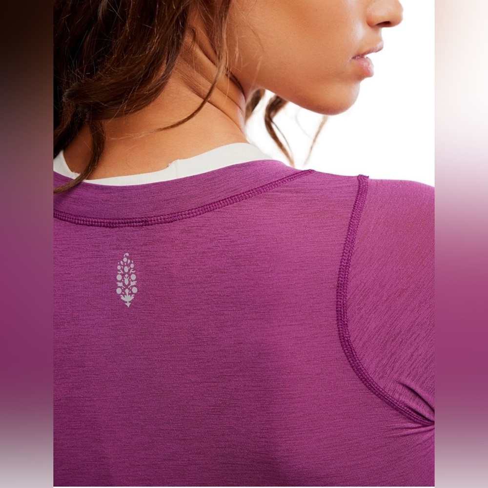 Free People FP Movement Tempo Ruched Long Sleeve Top - Picture 2 of 4